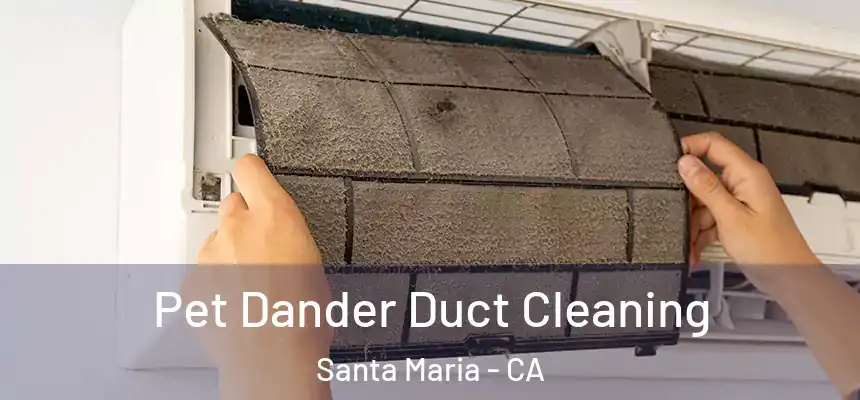 Pet Dander Duct Cleaning Santa Maria - CA